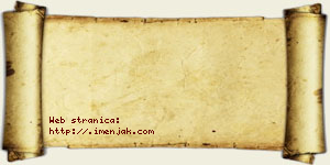 Danica Ranđelović vizit kartica